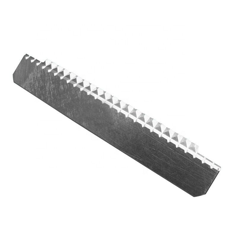 Food Industry HRC55 HSS Packaging Serrated Zig Zag Knives